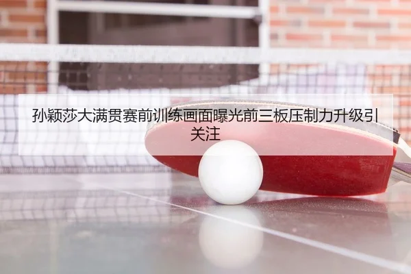 孙颖莎大满贯赛前训练画面曝光前三板压制力升级引关注